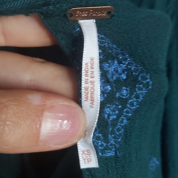 Free People diamond embroidered tunic XS - Picture 12 of 13